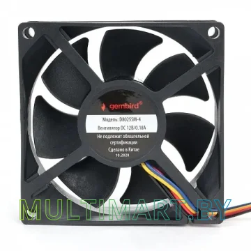 Вентилятор для корпуса Gembird D8025SM-4